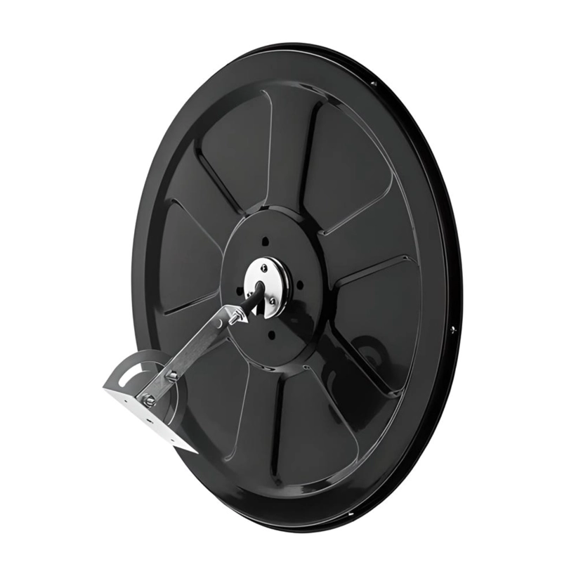 ESPEJO 30 CM. CURVO CONVEXO PARA MURO BASE EN COLOR NEGRO - 6
