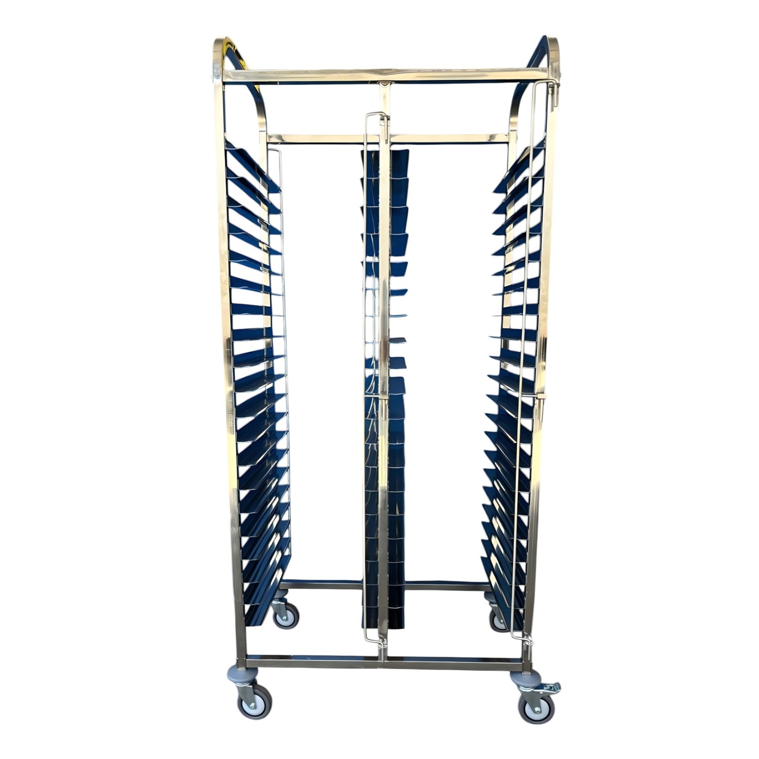 CARRO PROCHEF BANDEJERO ACERO INOX 40 BANDEJAS CASINO 35X45 CM - 3