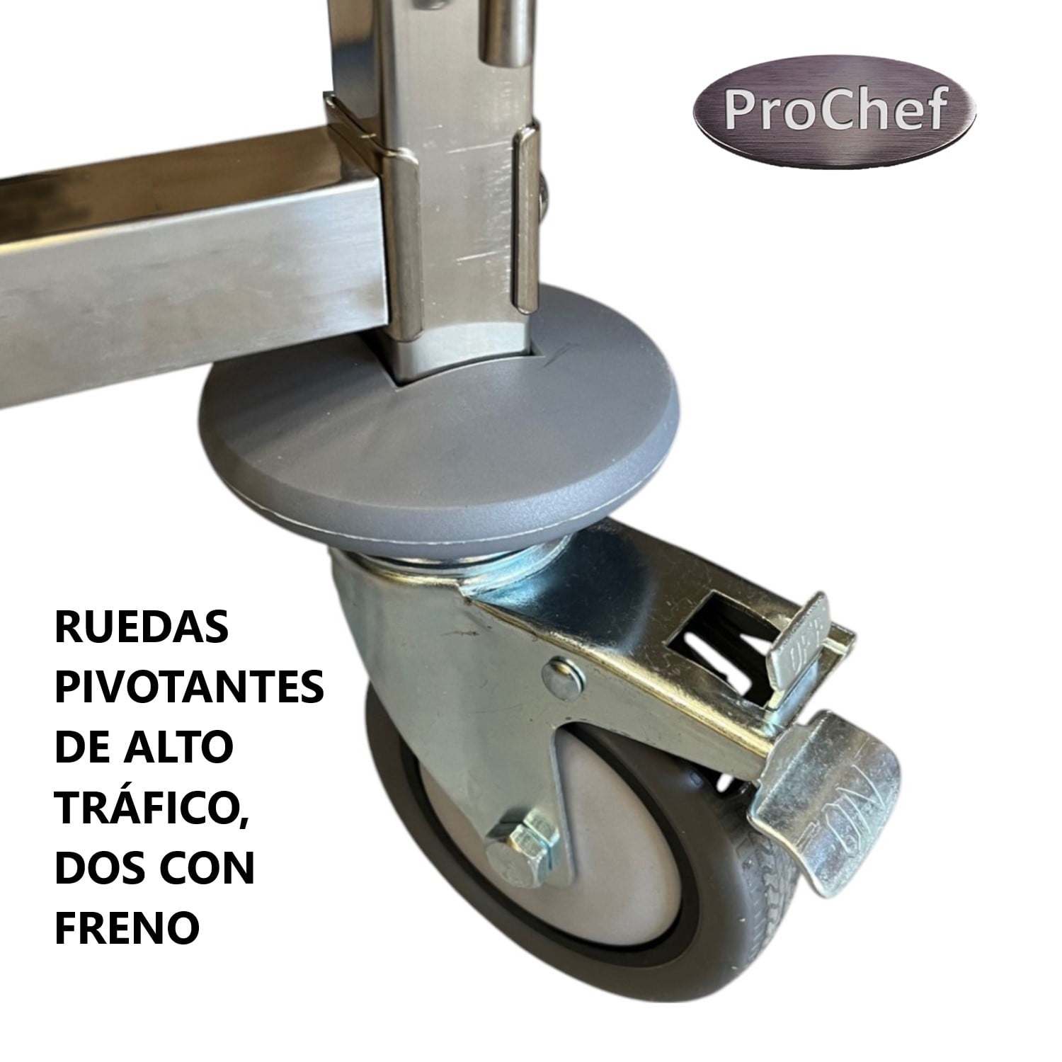CARRO PROCHEF BANDEJERO ACERO INOX 20 BANDEJAS CASINO 35X45 CM - 7