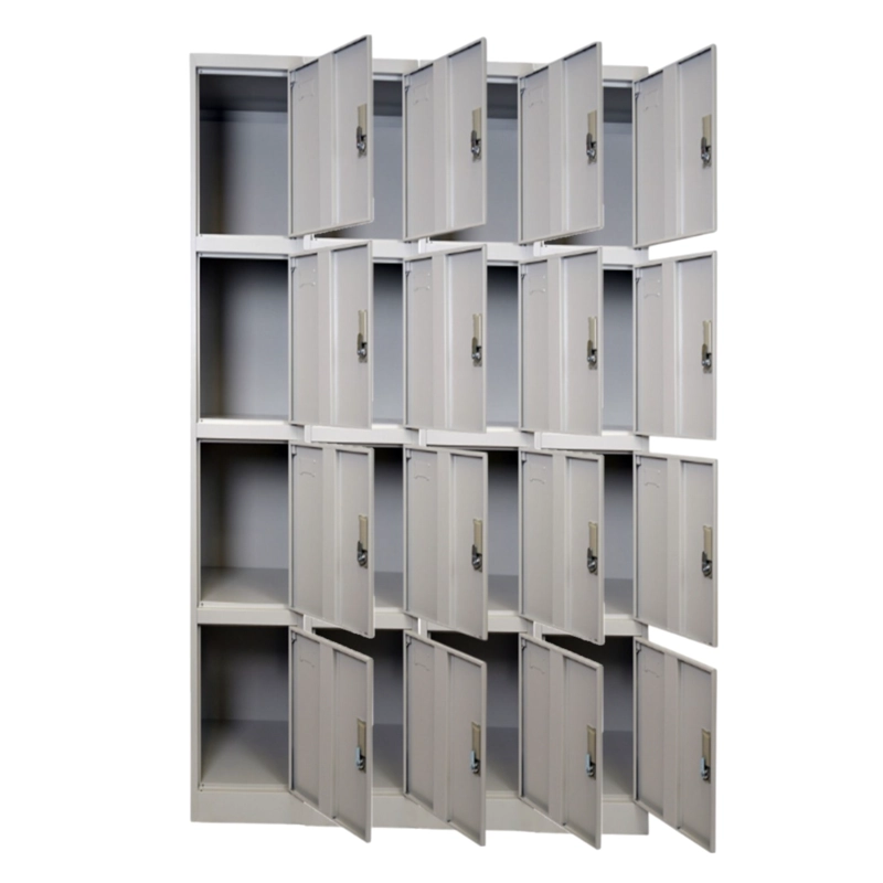 LOCKER CASILLERO METALICO 4 CUERPOS 16 PUERTAS - 3