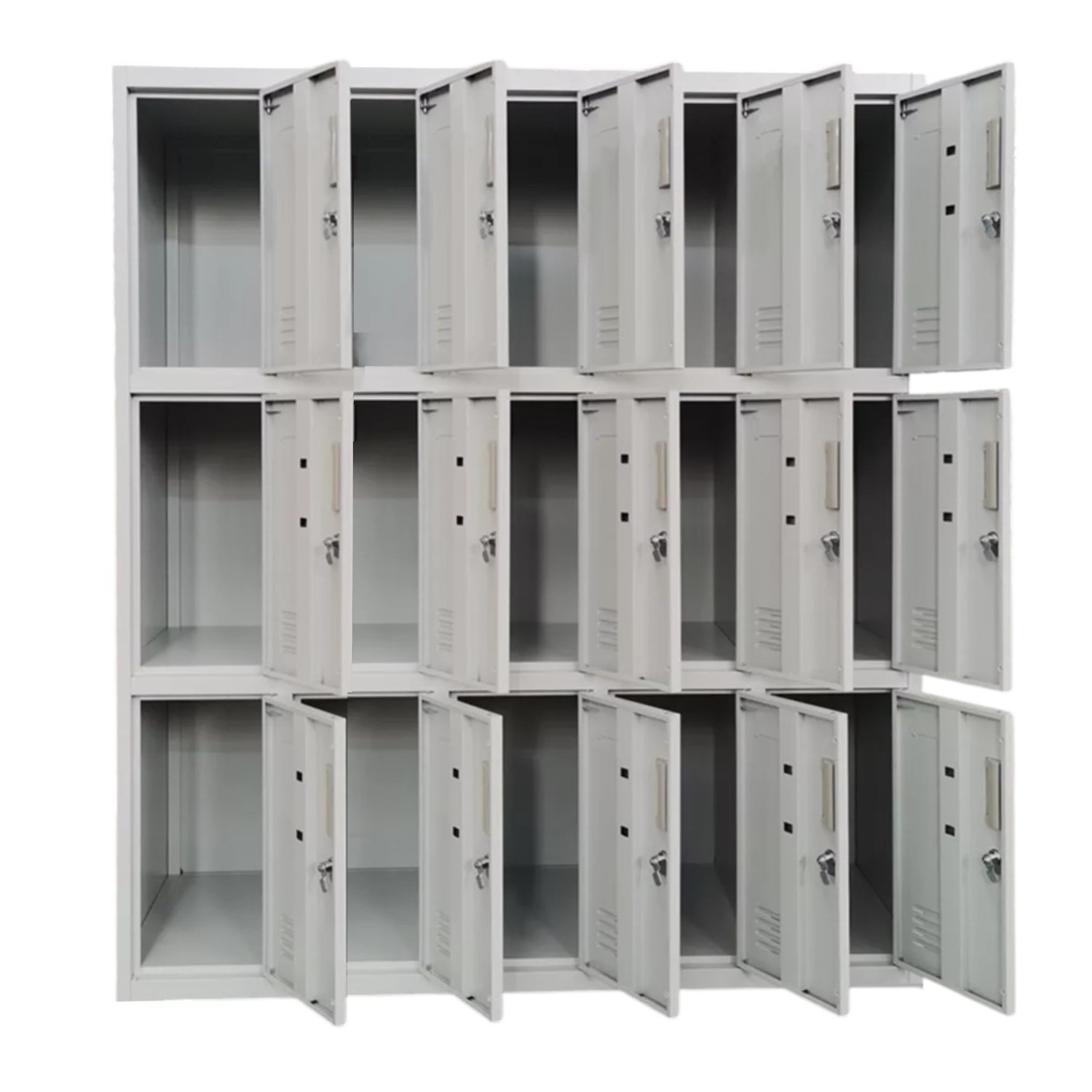 LOCKER CASILLERO METALICO 5 CUERPOS 15 PUERTAS - 8