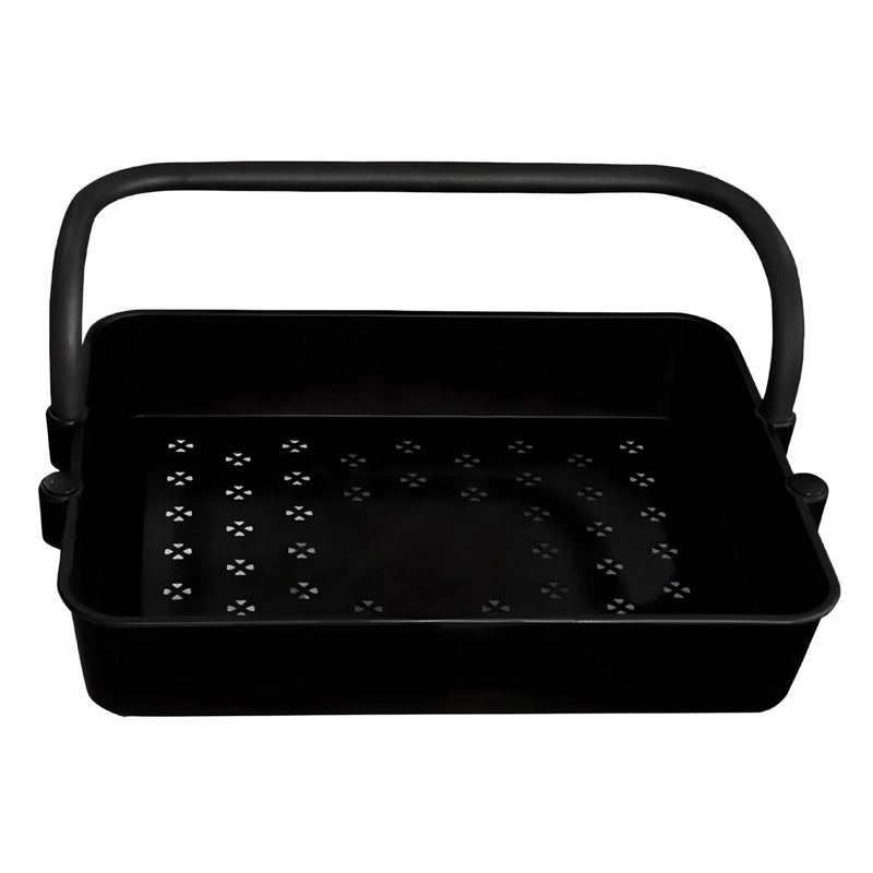 CARRO ORGANIZADOR MULTIUSO NEGRO BANDEJAS PLASTICAS - 6