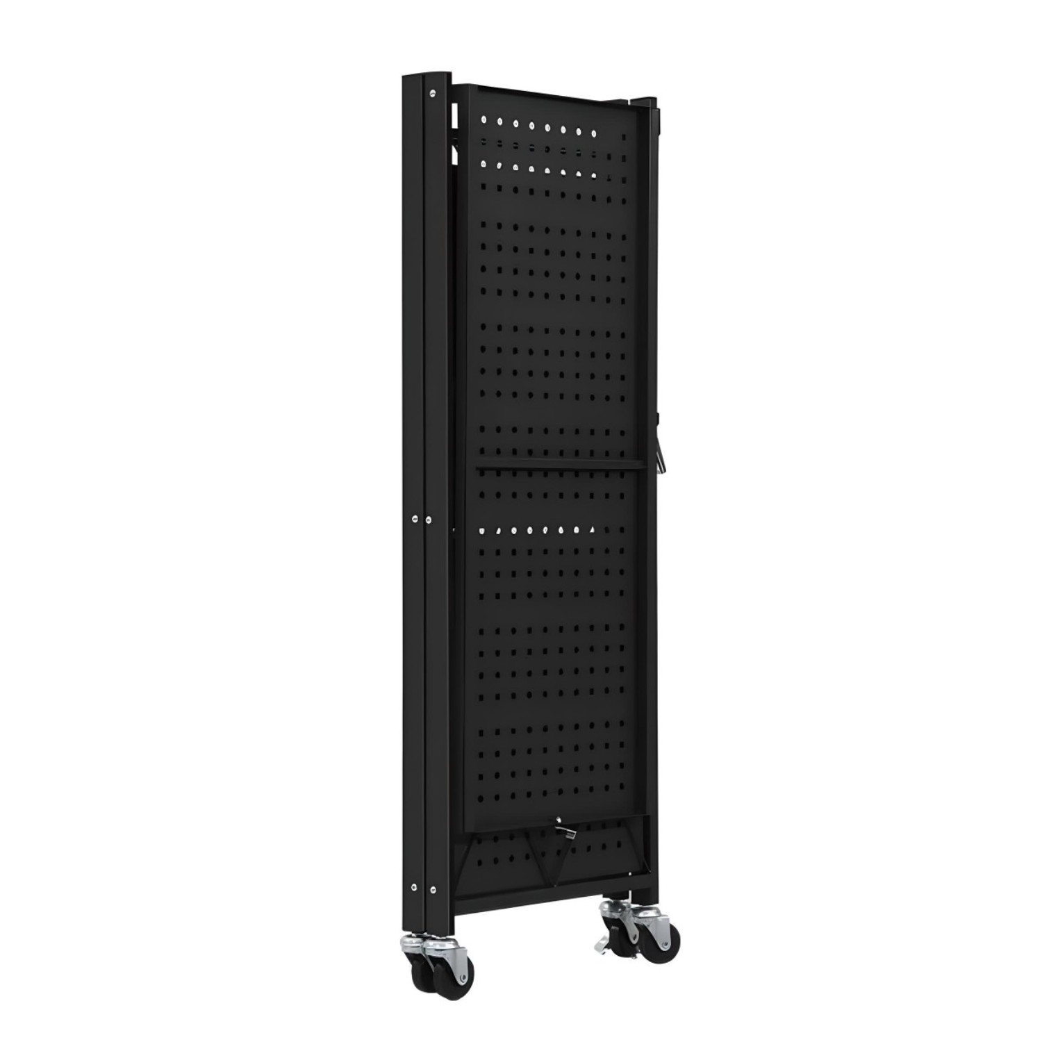 ESTANTE PLEGABLE DE ACERO CON RUEDAS. 3 BANDEJAS - 4