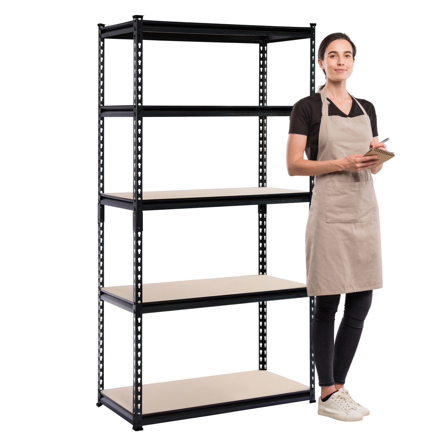 ESTANTE ACERO 90X45X180 CM 5 BANDEJAS. 1375 KG. - 2