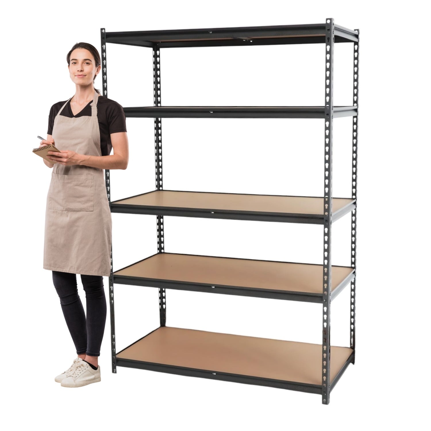 ESTANTE ACERO 120X45X180 CM 5 BANDEJAS. 1375 KG. - 2