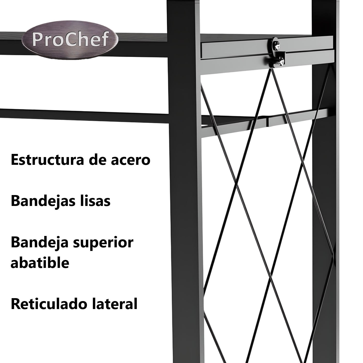 CLOSET ABIERTO PLEGABLE DE ACERO 158X71X32 CM. - 6