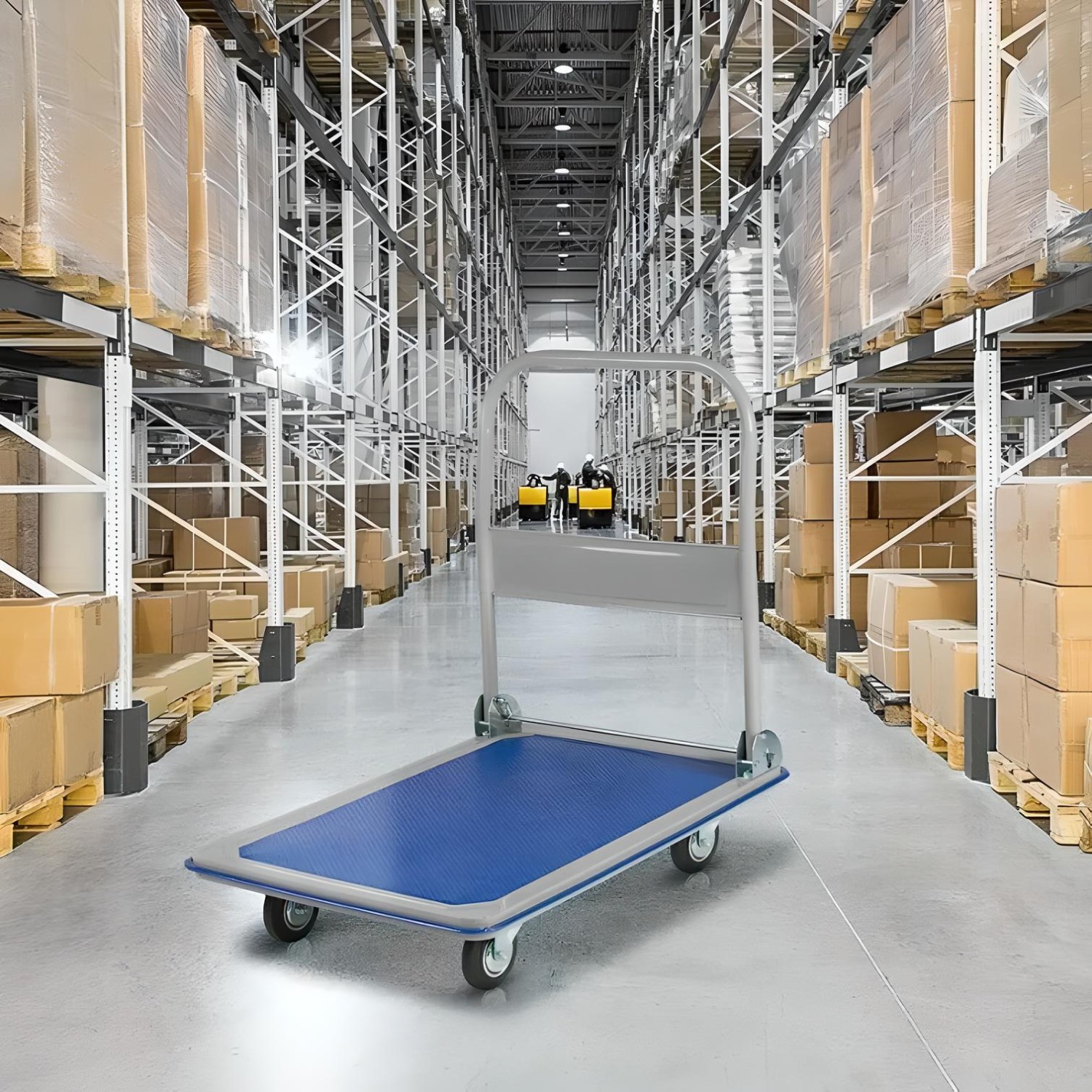 CARRO TRANSPORTADOR PLEGABLE DE ACERO 91X61 CM. 300 KG. - 9