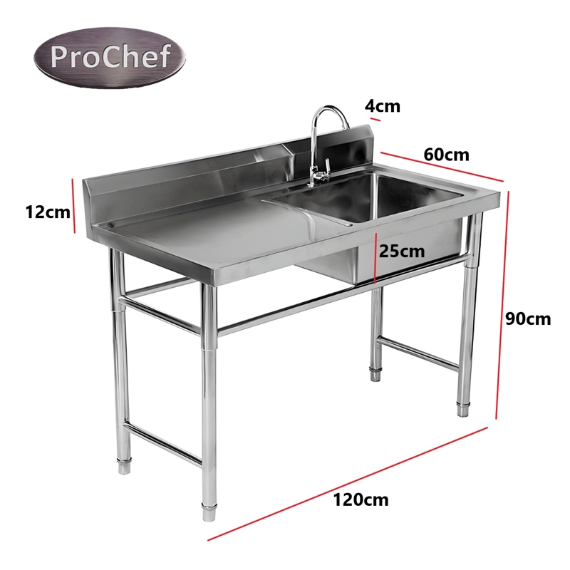 LAVAFONDOS ACERO INOX. 120X60X90 CM. SECADOR IZQUIERDO - 4