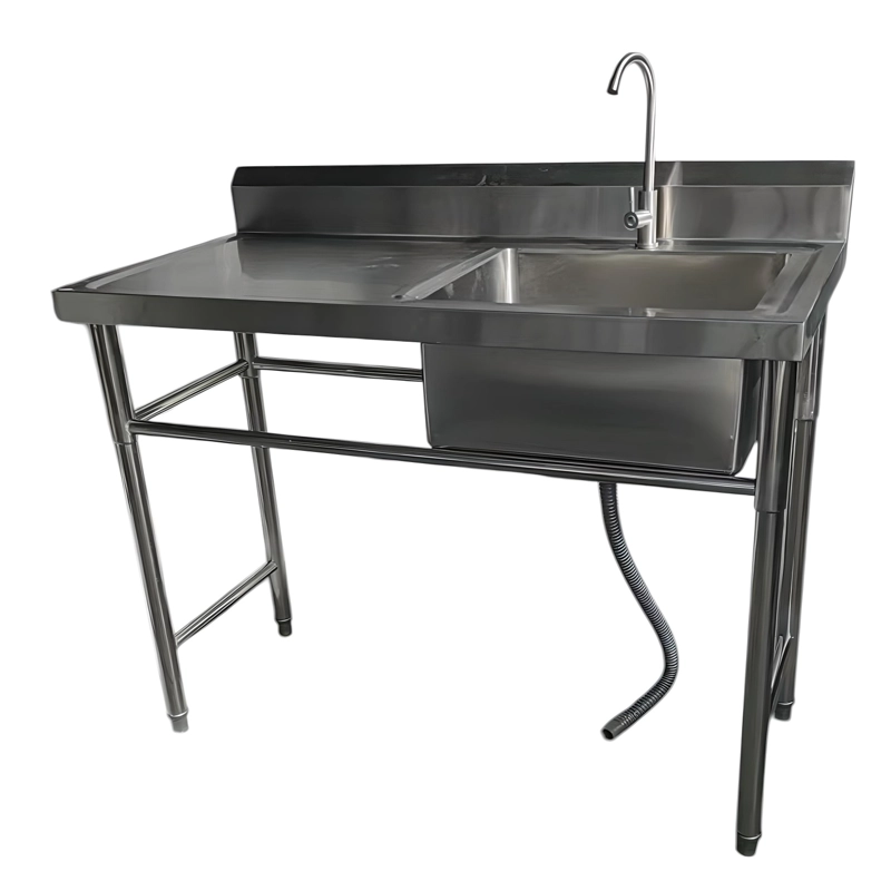 LAVAFONDOS ACERO INOX. 120X60X90 CM. SECADOR IZQUIERDO - 8