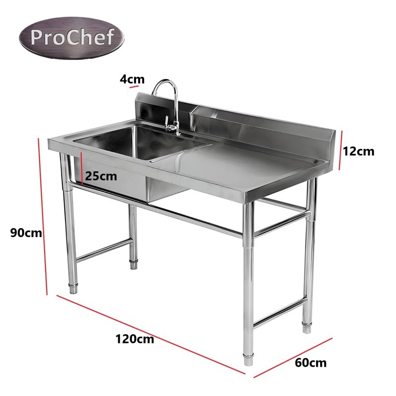 LAVAFONDOS ACERO INOX. 120X60X90 CM. SECADOR DERECHO - 4