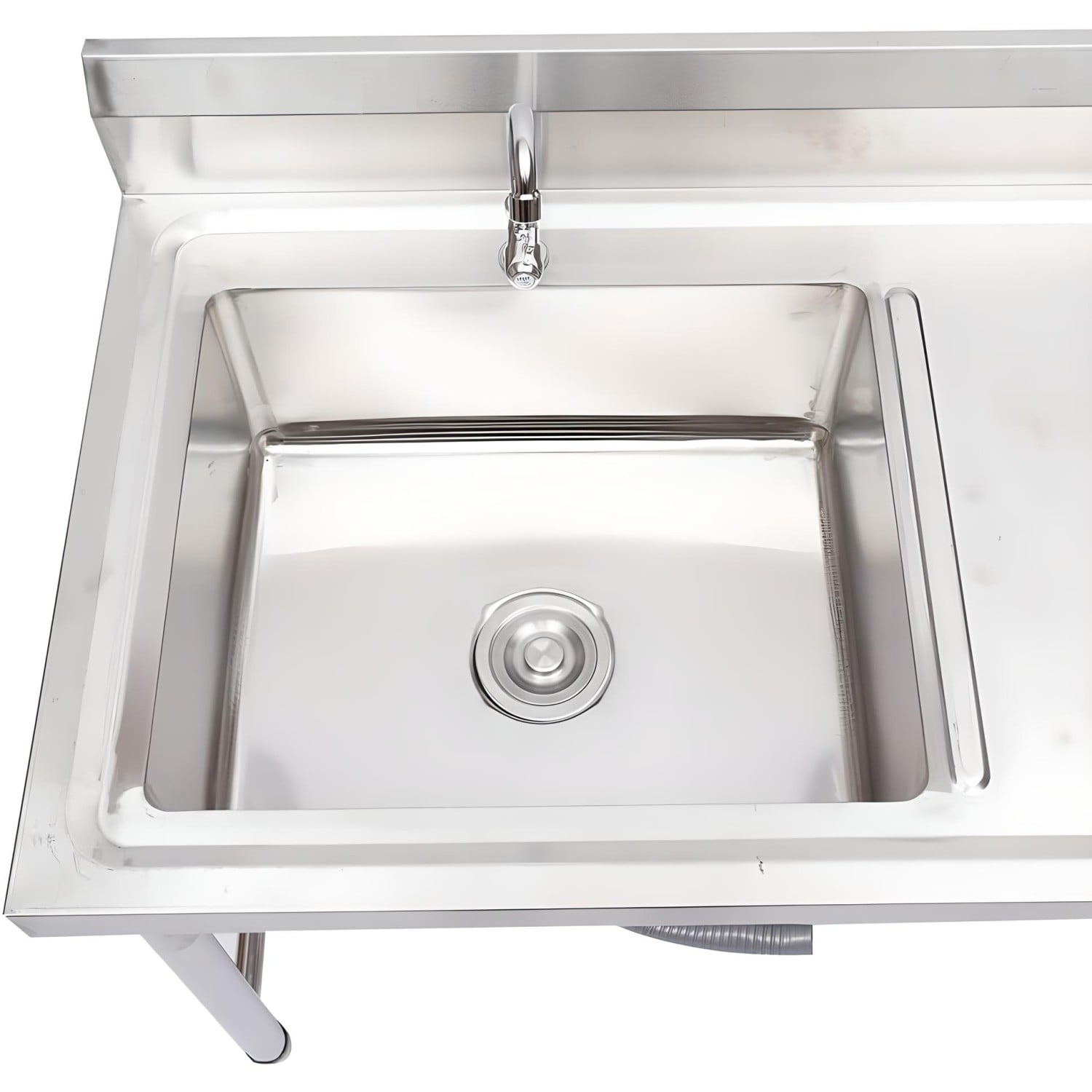 LAVAFONDOS DOBLE ACERO INOX. 175X60X90 CM. SECADOR DERECHO - 7
