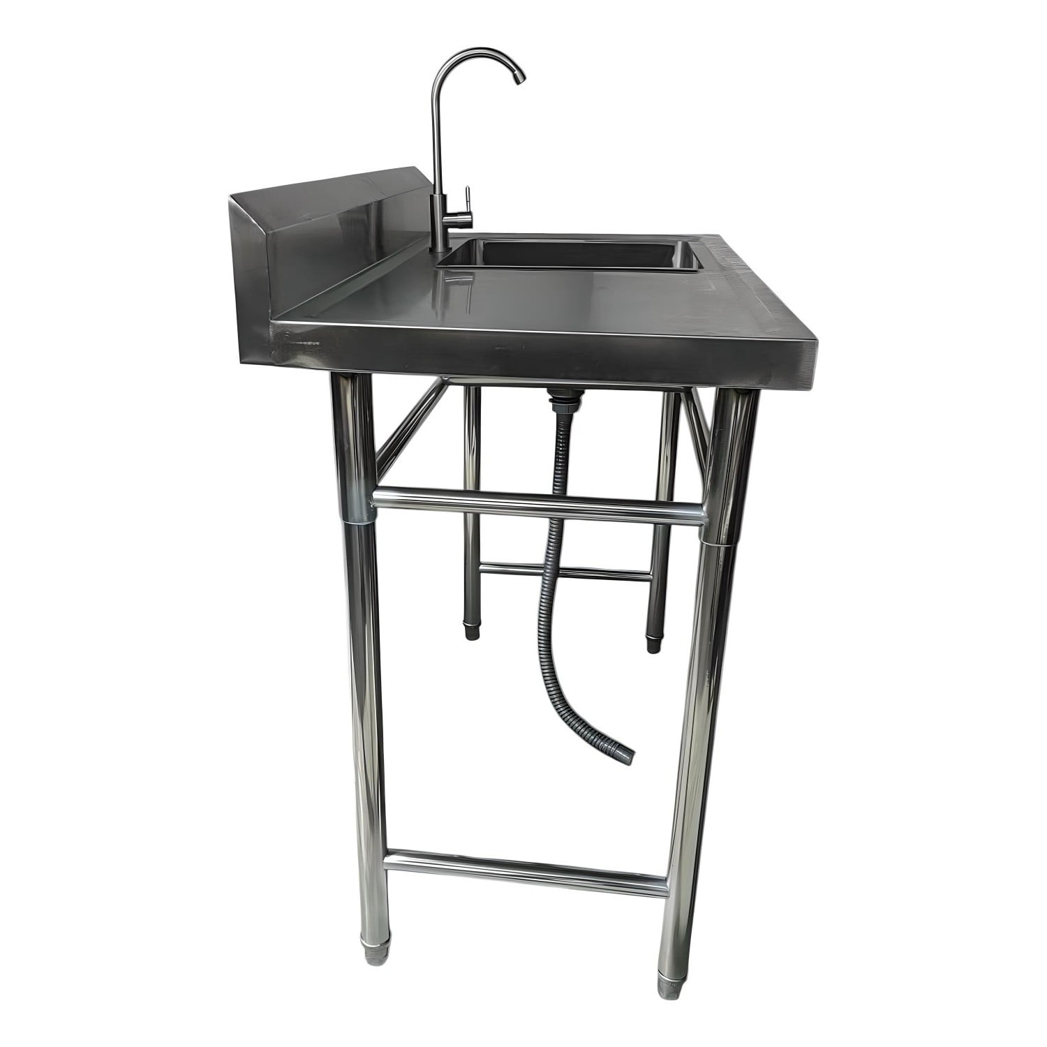 LAVAFONDOS ACERO INOX. 100X60X90 CM. SECADOR IZQUIERDO - 5