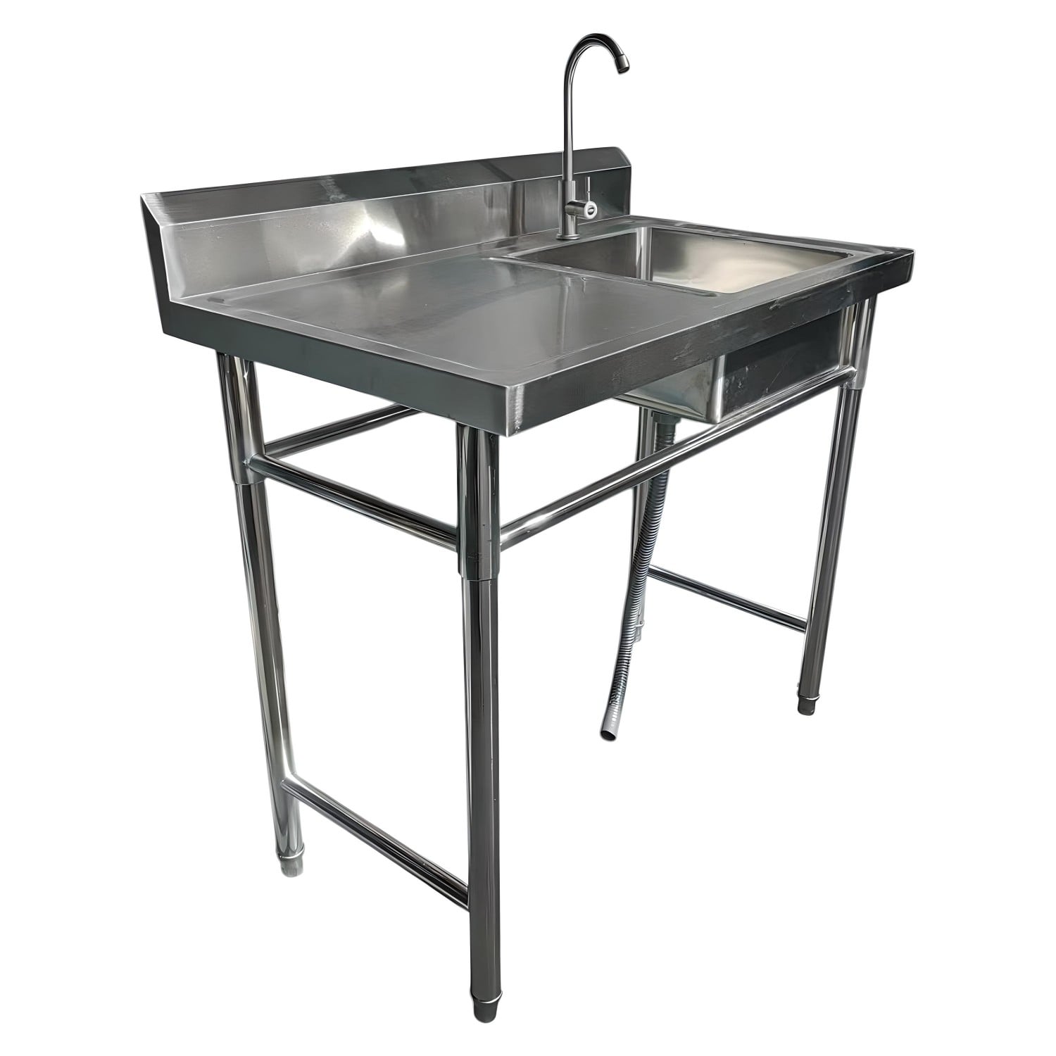 LAVAFONDOS ACERO INOX. 100X60X90 CM. SECADOR IZQUIERDO - 8