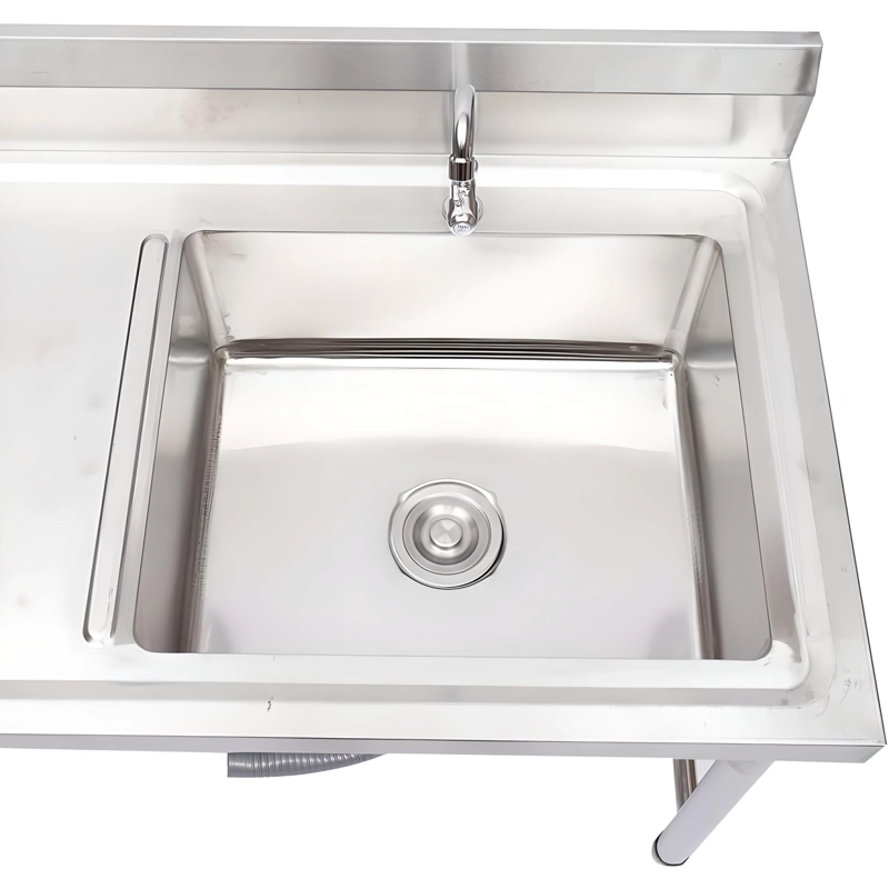 LAVAFONDOS ACERO INOX. 100X60X90 CM. SECADOR IZQUIERDO - 9