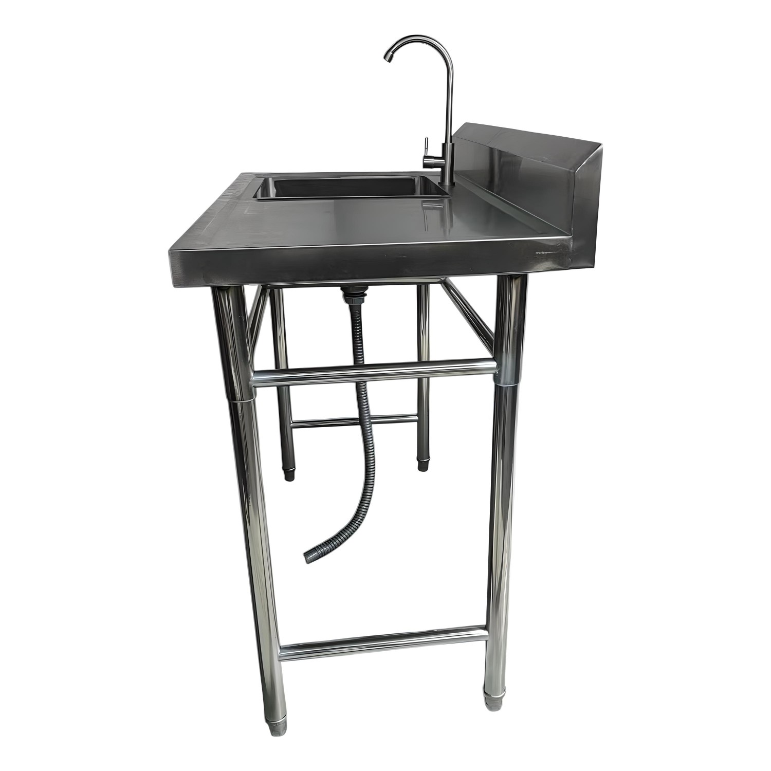 LAVAFONDOS ACERO INOX. 100X60X90 CM. SECADOR DERECHO - 5