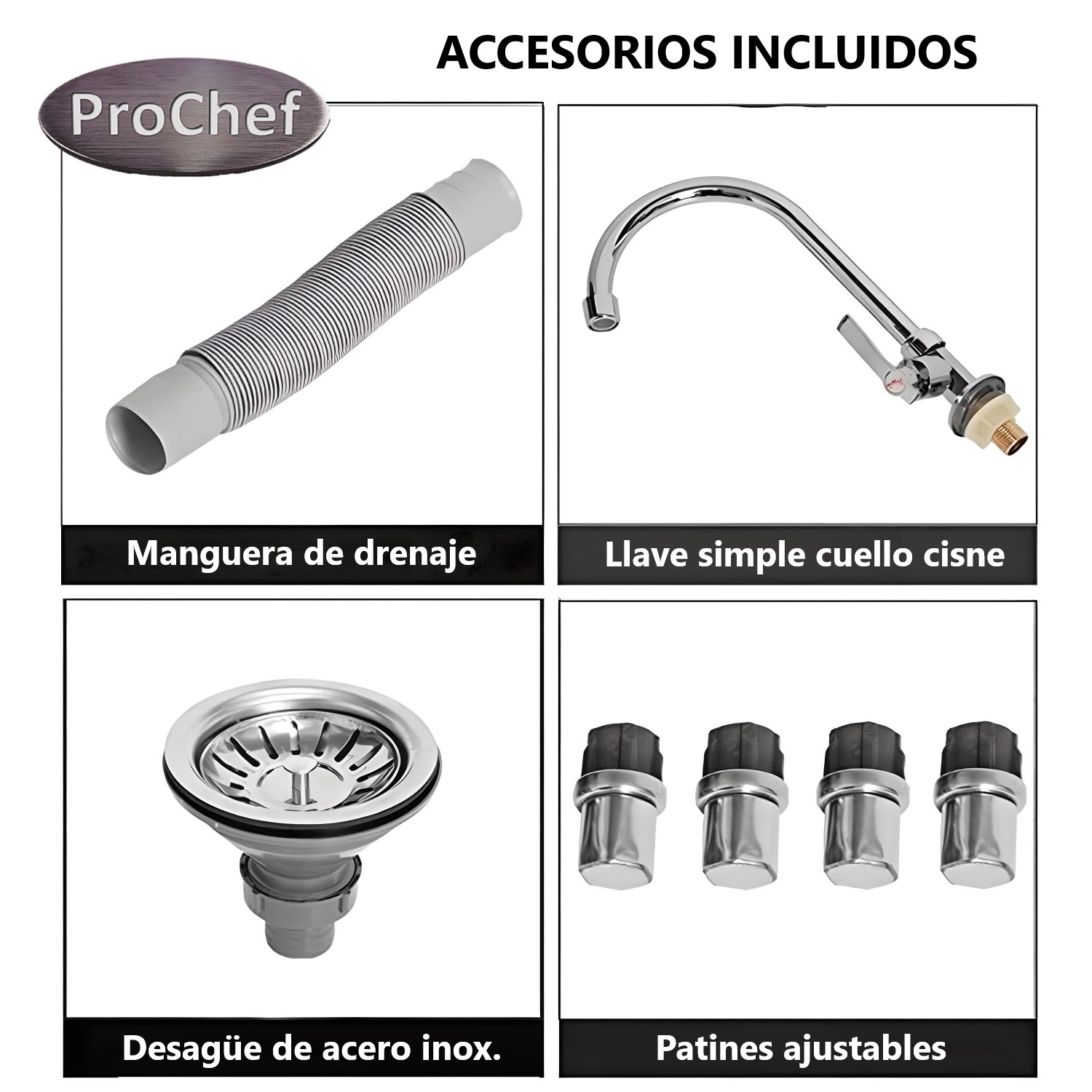 LAVAFONDOS ACERO INOX. 100X60X90 CM. SECADOR DERECHO - 6