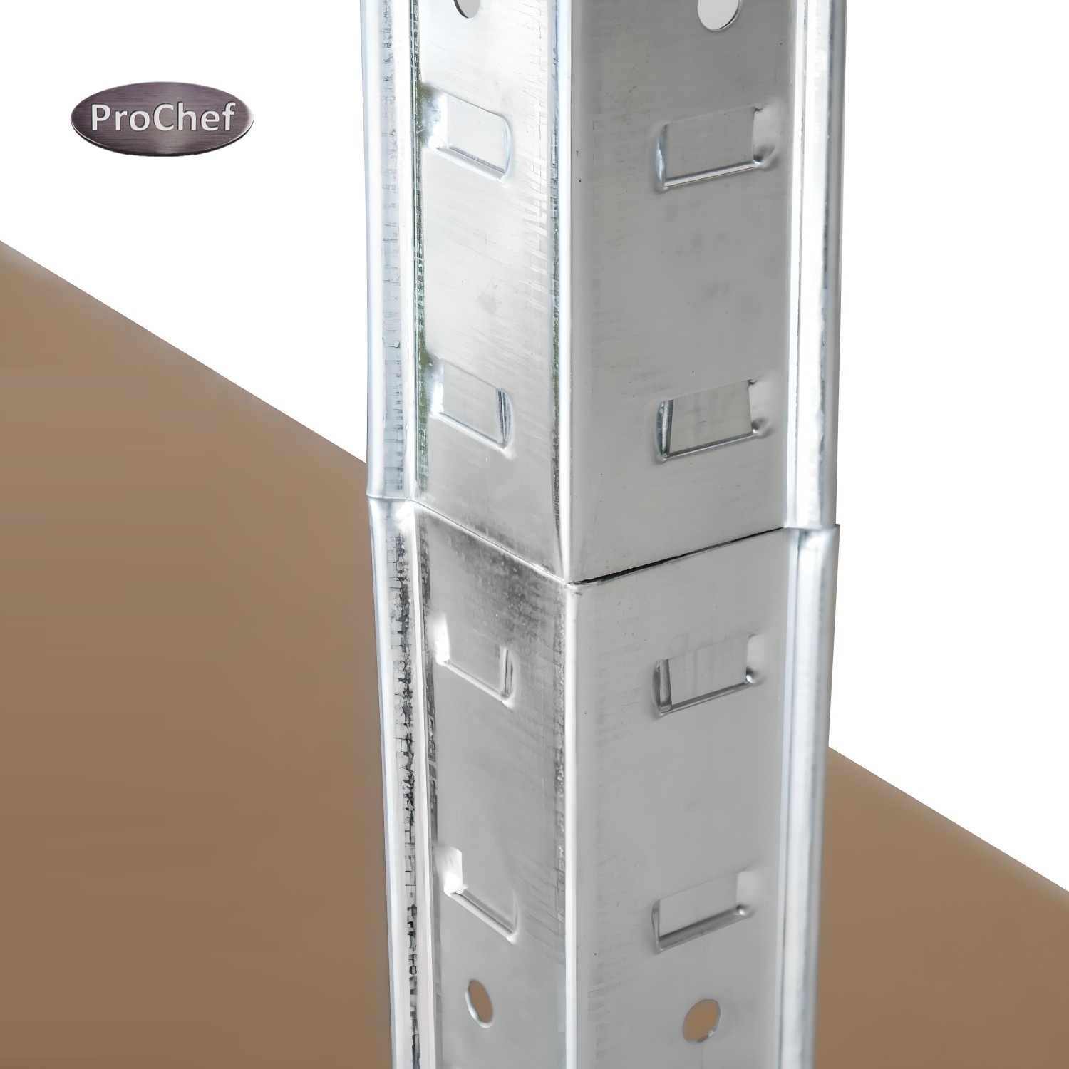 MESON DE TRABAJO ACERO GALVANIZADO 100X60X180 CM. - 6
