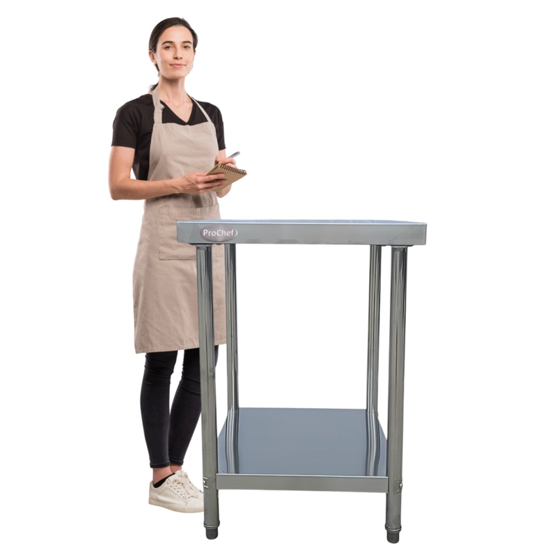 MESON CENTRO 100% INOXIDABLE 60X60X85 CM - 2