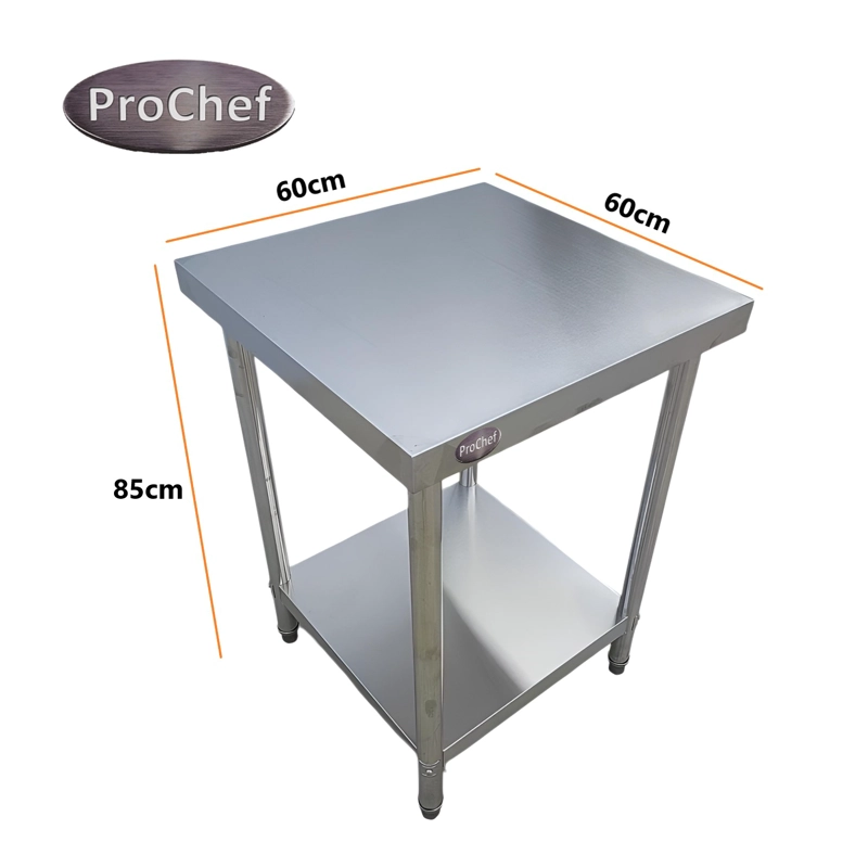 MESON CENTRO 100% INOXIDABLE 60X60X85 CM - 4