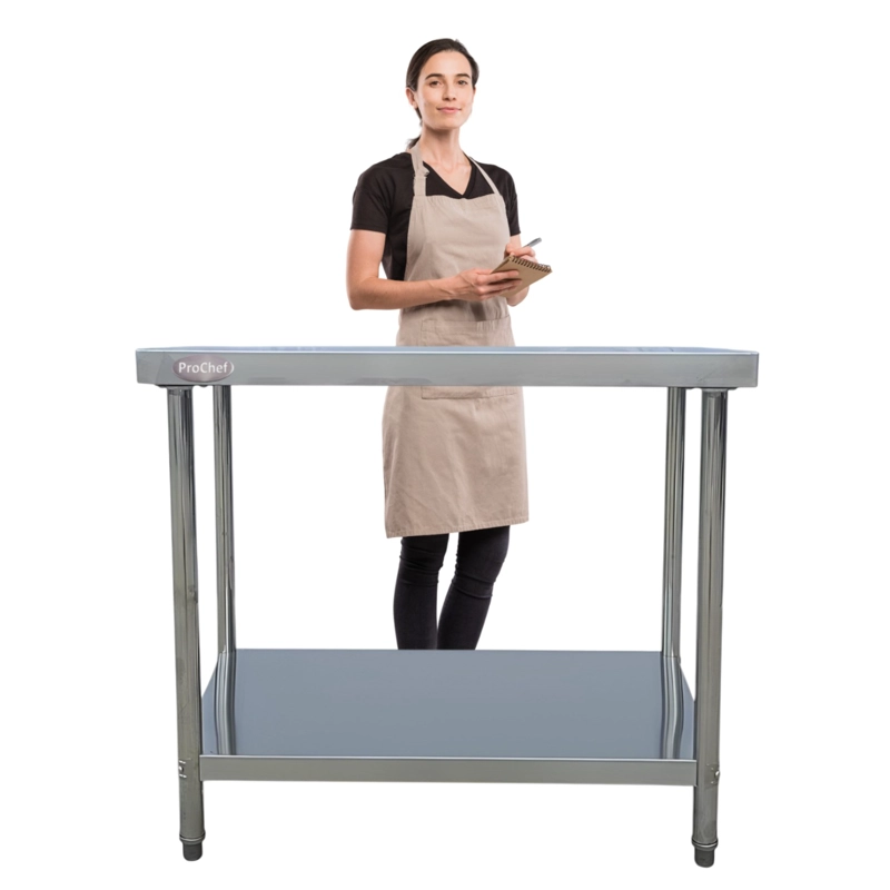 MESON CENTRO 100% INOXIDABLE 120X60X85 CM - 2