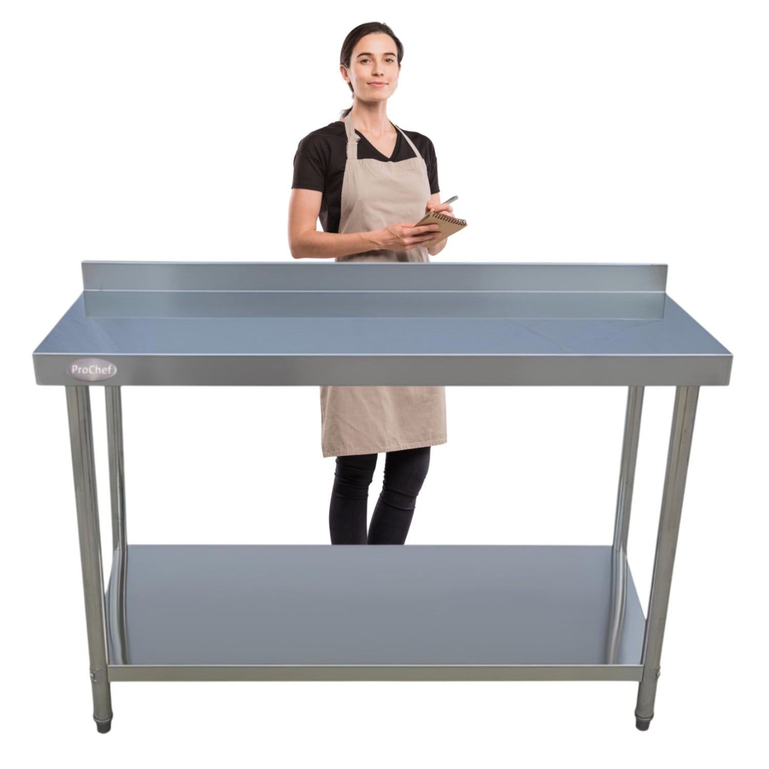 MESON MURO 100% INOXIDABLE 180X60X85(+6) CM - 2