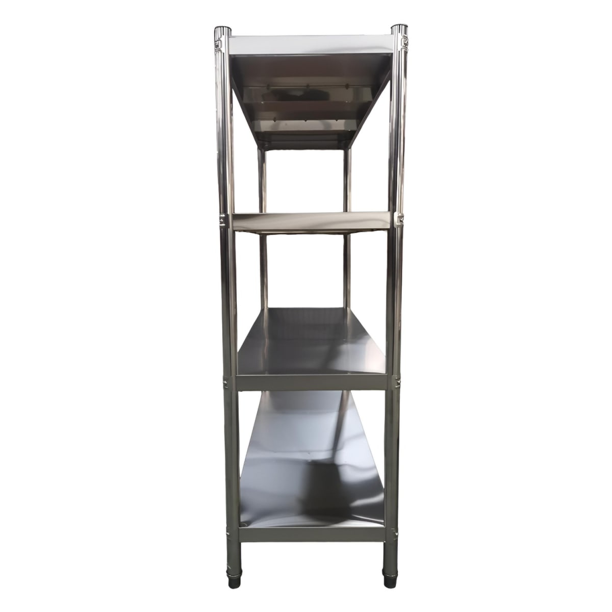 ESTANTE 4 BANDEJAS LISAS. 90X50X155 CM. ACERO INOX - 6