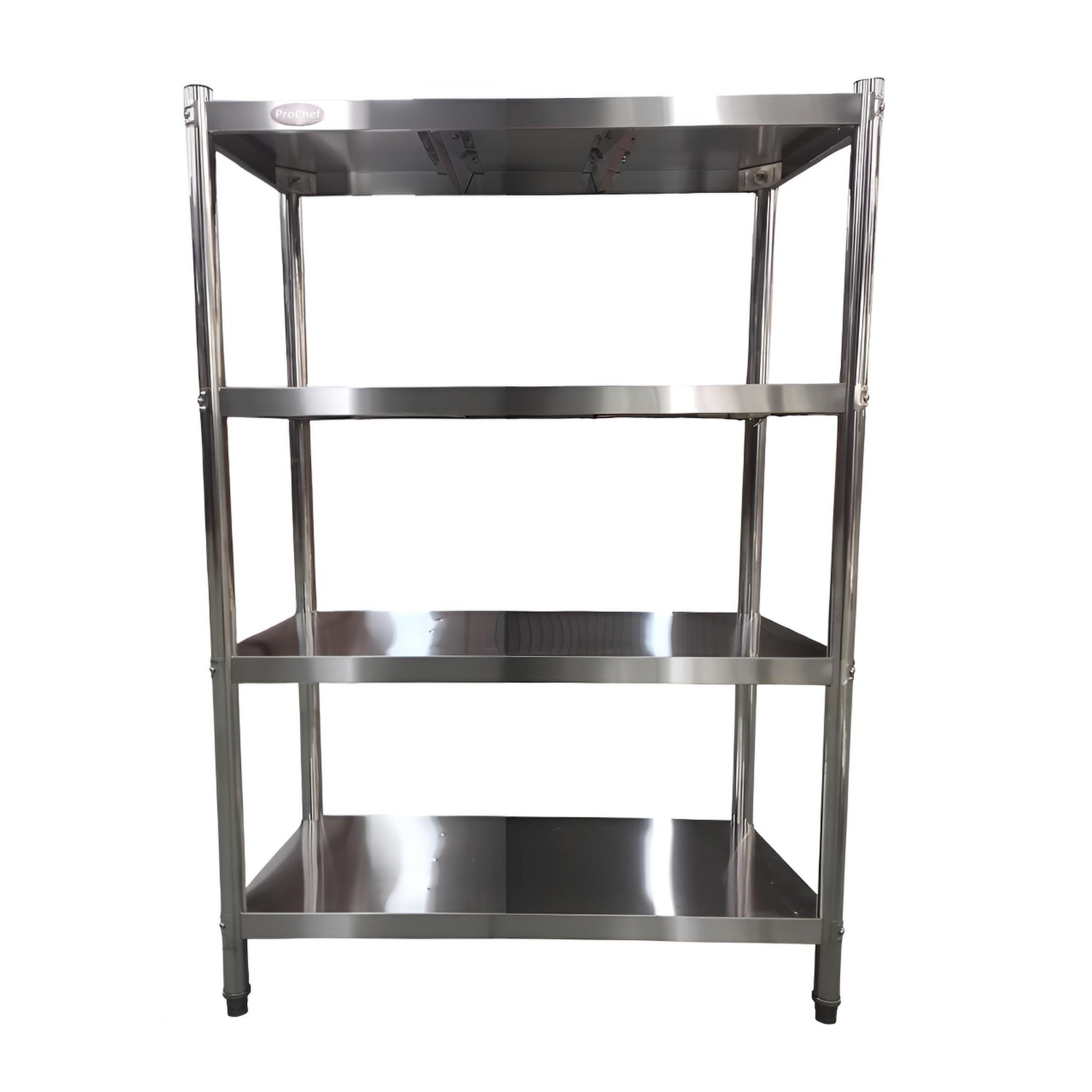 ESTANTE 4 BANDEJAS LISAS. 100X50X155 CM. ACERO INOX - 3