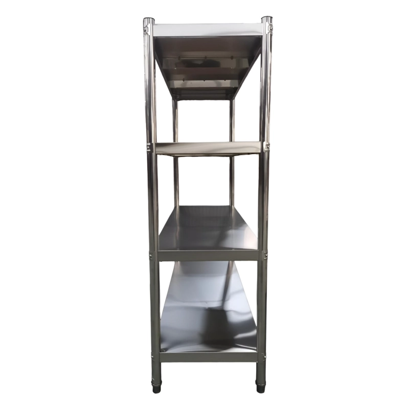 ESTANTE 4 BANDEJAS LISAS. 100X50X155 CM. ACERO INOX - 4