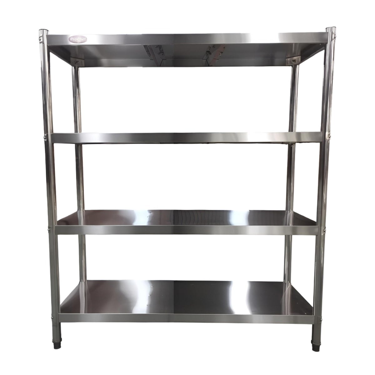 ESTANTE 4 BANDEJAS LISAS. 120X50X155 CM. ACERO INOX - 1