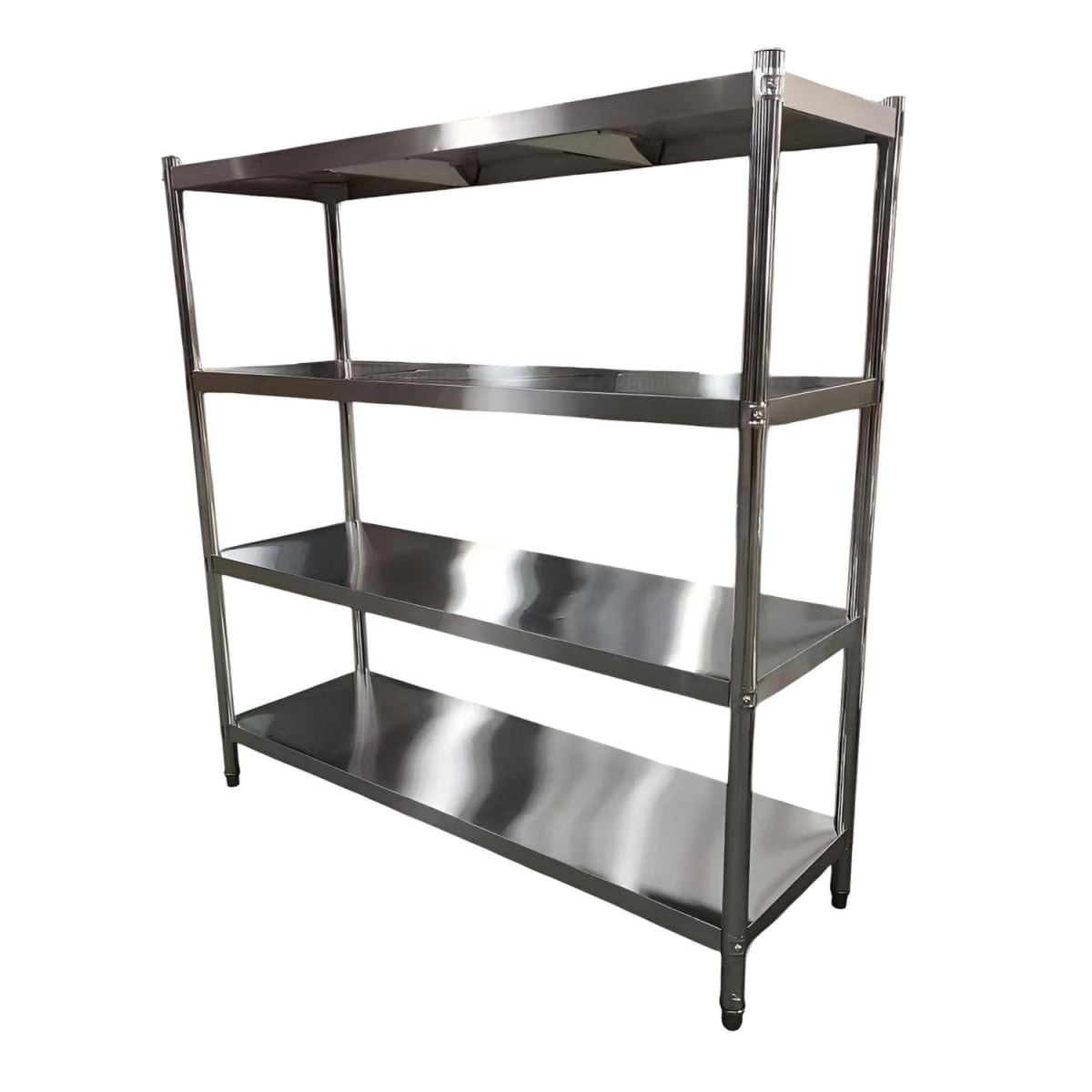 ESTANTE 4 BANDEJAS LISAS. 180X50X155 CM. ACERO INOX - 3