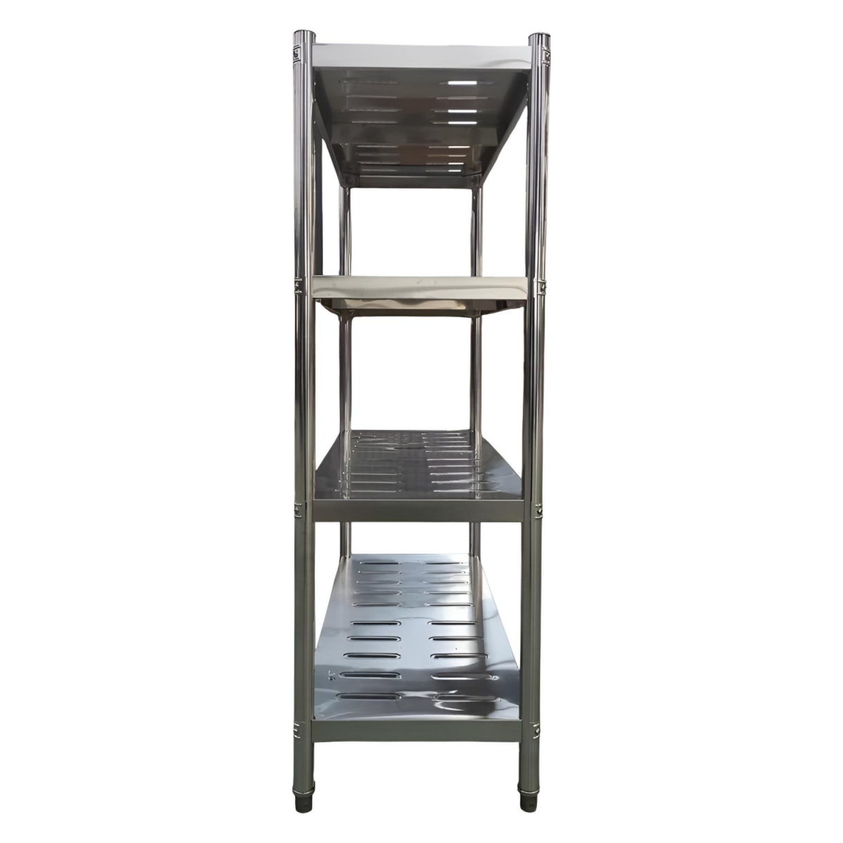 ESTANTE 4 BANDEJAS PERFORADAS 120X50X155 CM. ACERO INOX - 4