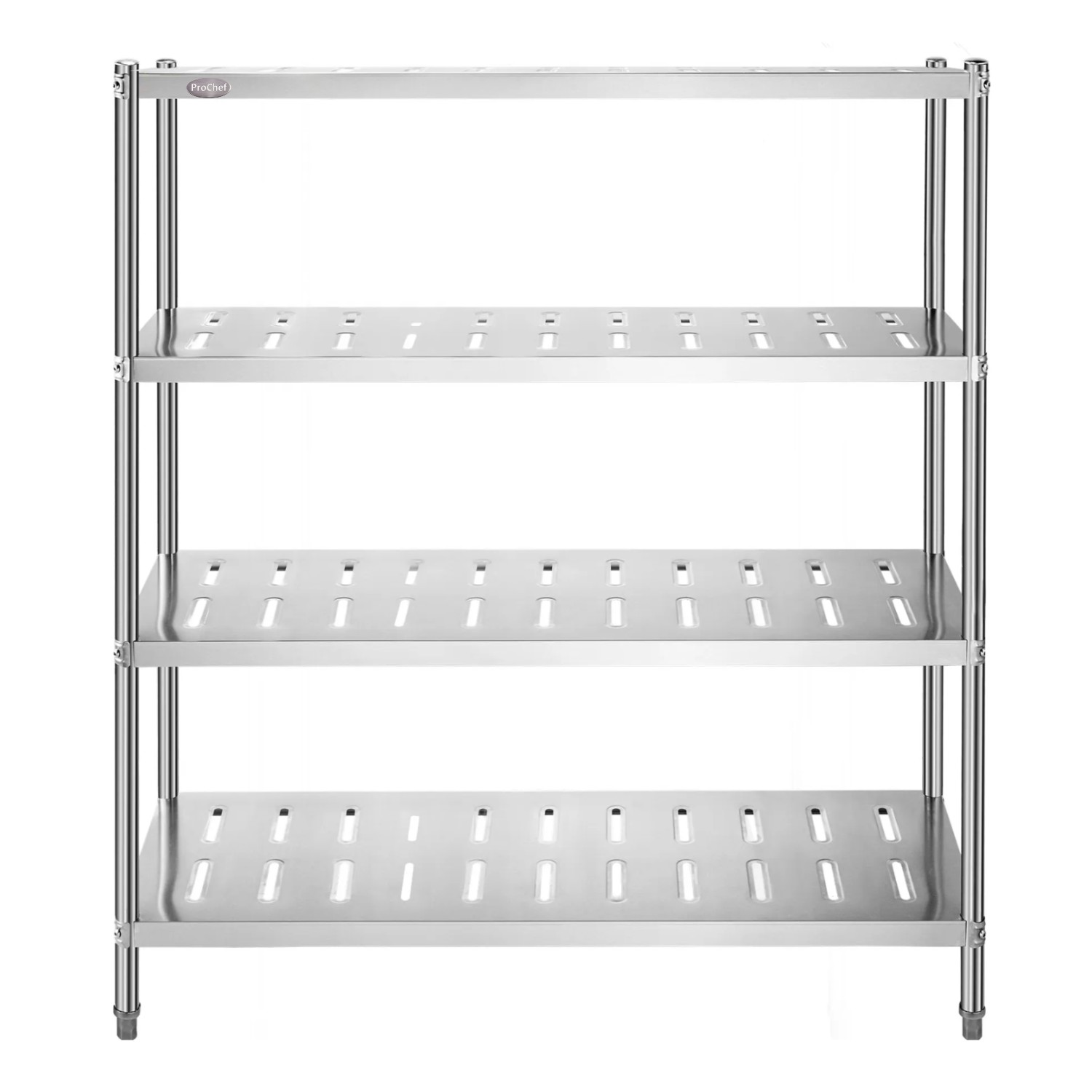 ESTANTE 4 BANDEJAS PERFORADAS 150X50X155 CM. ACERO INOX - 4