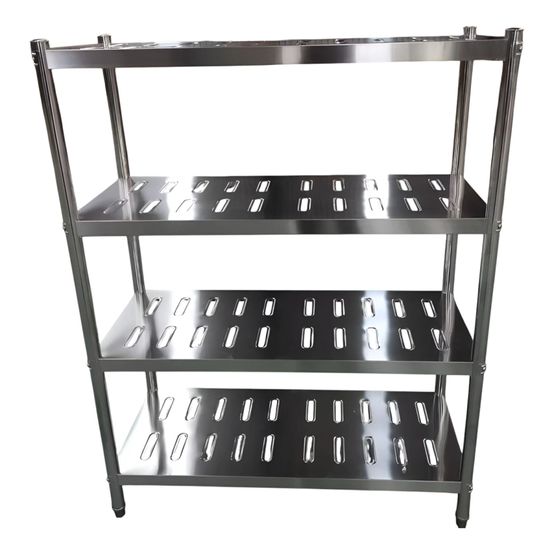 ESTANTE 4 BANDEJAS PERFORADAS 180X50X155 CM. ACERO INOX - 5