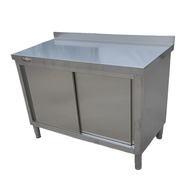 MESON MURAL CERRADO ACERO INOXIDABLE 120X60X85(+6) CM - 5