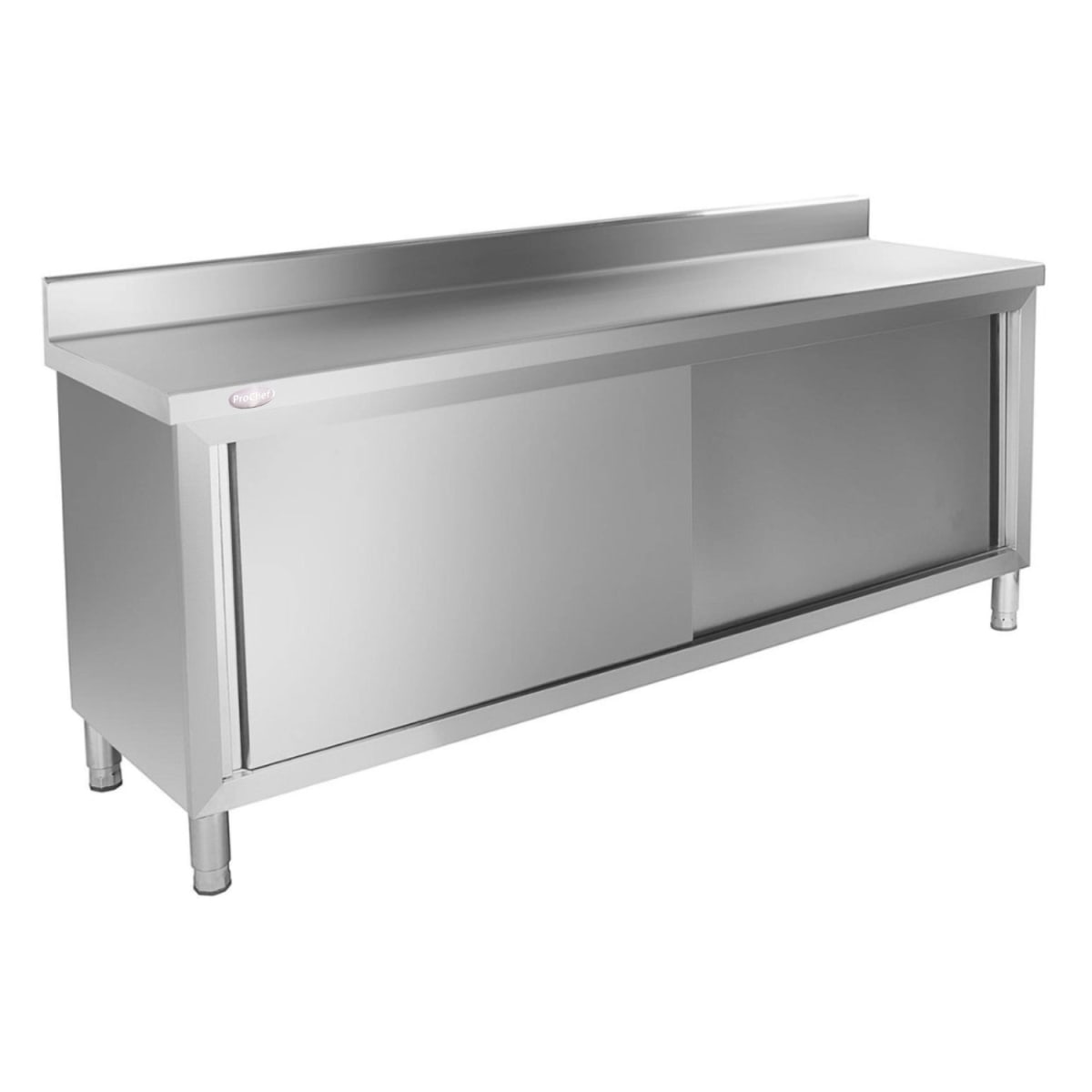MESON MURAL CERRADO ACERO INOXIDABLE 180X60X85(+6) CM - 1