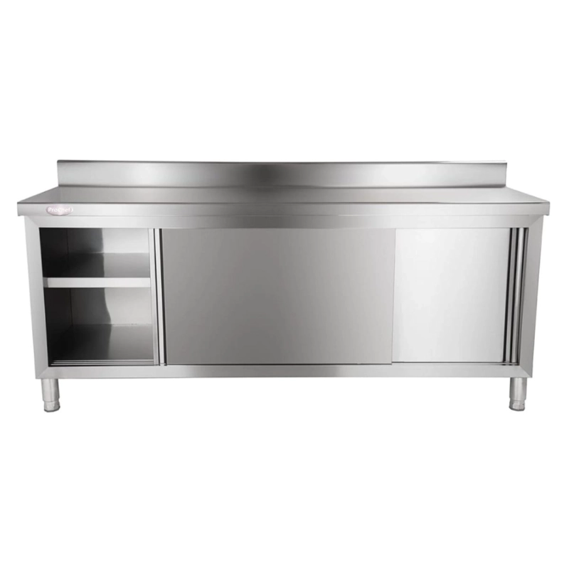 MESON MURAL CERRADO ACERO INOXIDABLE 180X60X85(+6) CM - 5