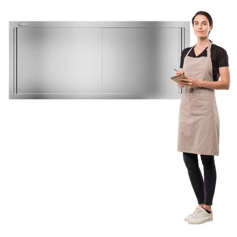 MUEBLE COLGANTE ACERO INOXIDABLE 150X65X40 CM - 2