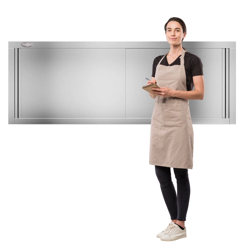 MUEBLE COLGANTE ACERO INOXIDABLE 180X65X40 CM - 2