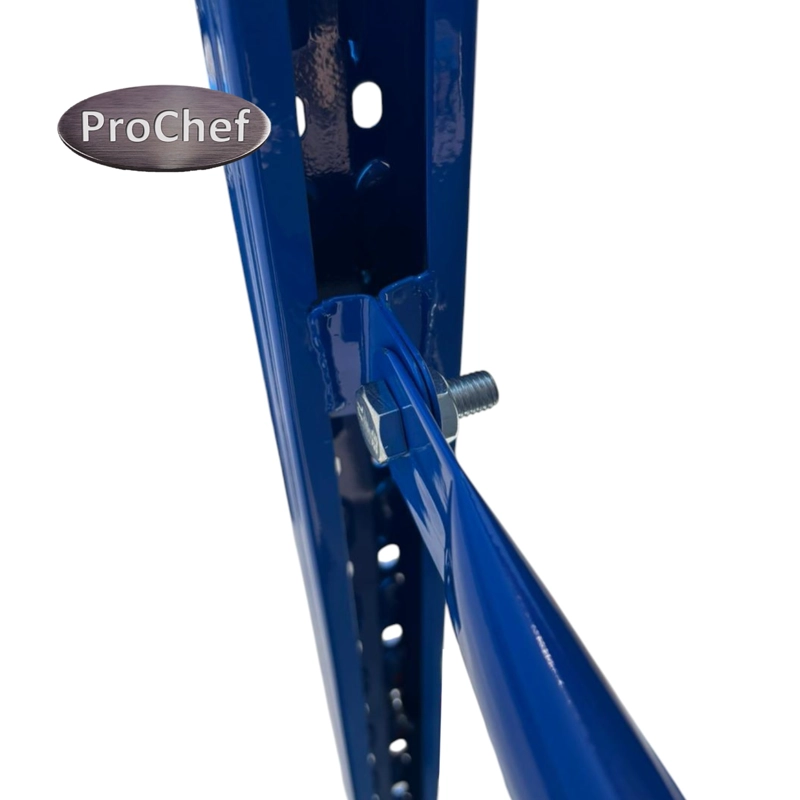 ESTANTE MINI RACK 150X50X200 CM 400 KG AZUL NARANJO GRIS - 9
