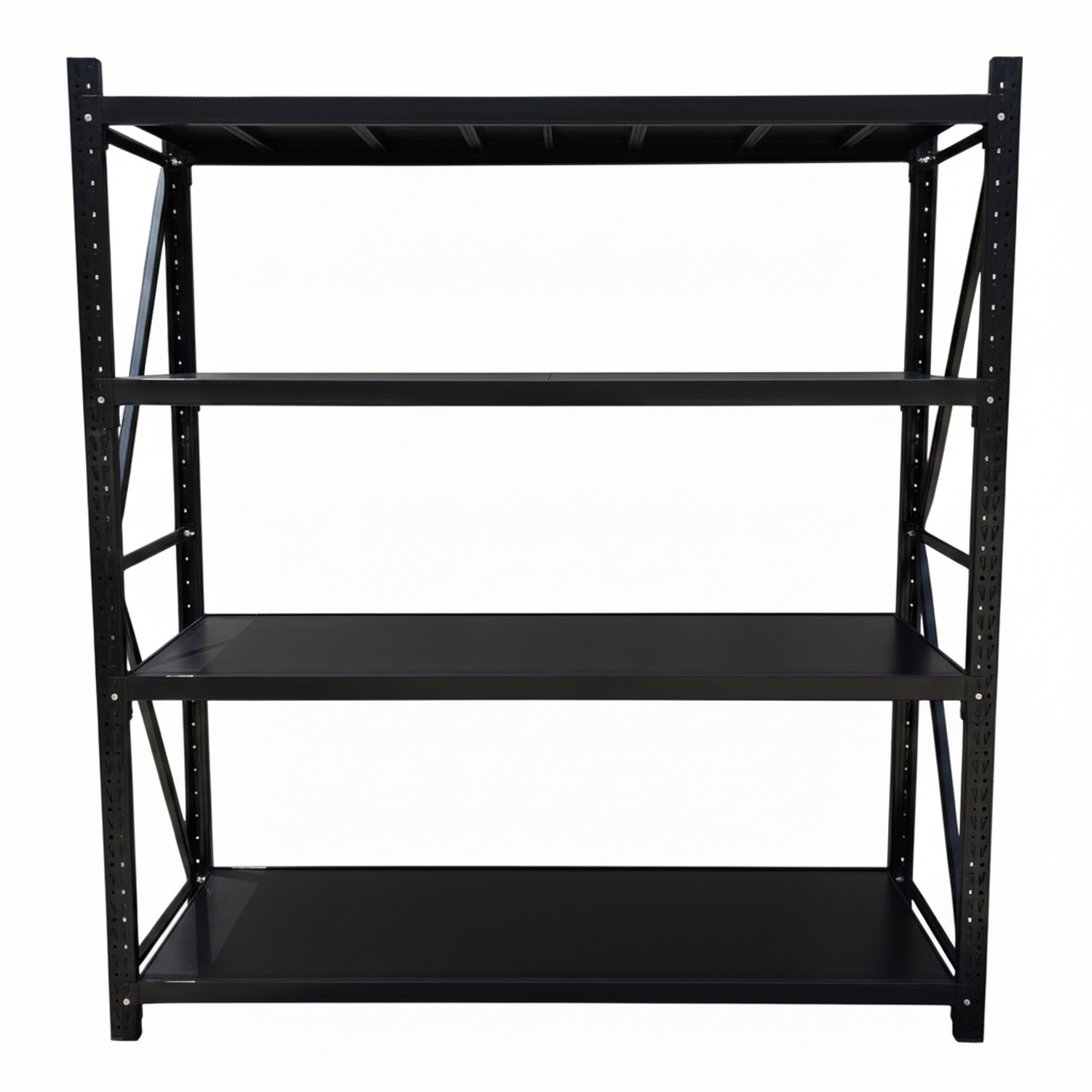 ESTANTE MINI RACK 200X50X200 CM 400 KG NEGRO - 1