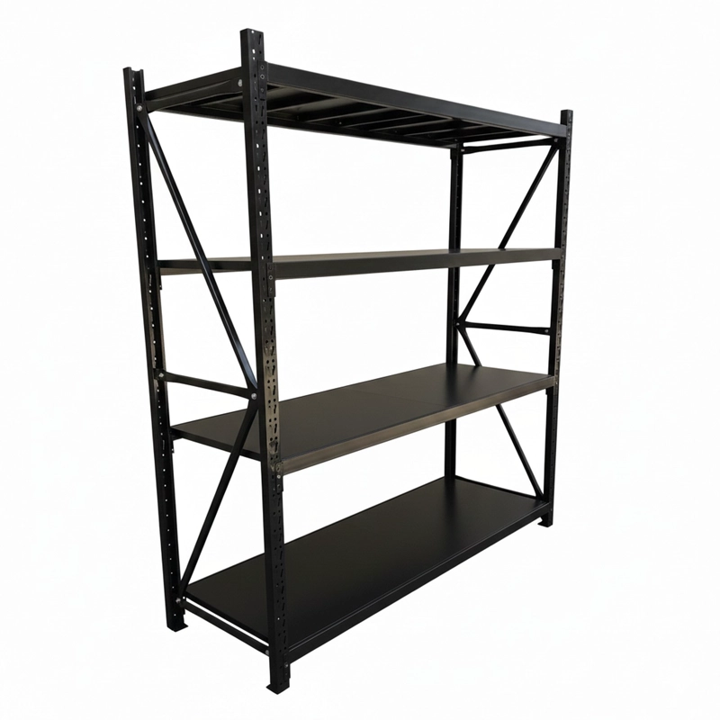 ESTANTE MINI RACK 200X50X200 CM 400 KG NEGRO - 3