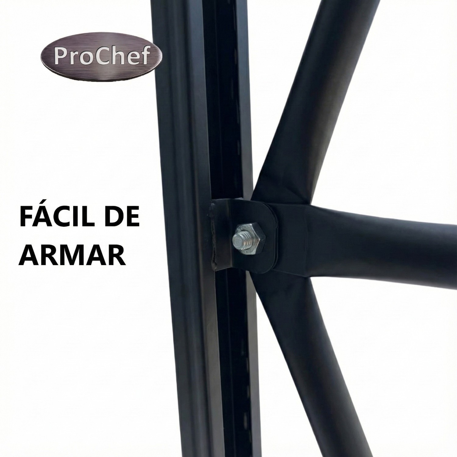ESTANTE MINI RACK 200X50X200 CM 400 KG NEGRO - 7