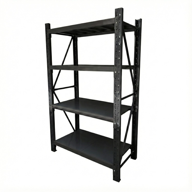 ESTANTE MINI RACK 120X60X200 CM 800 KG NEGRO - 3