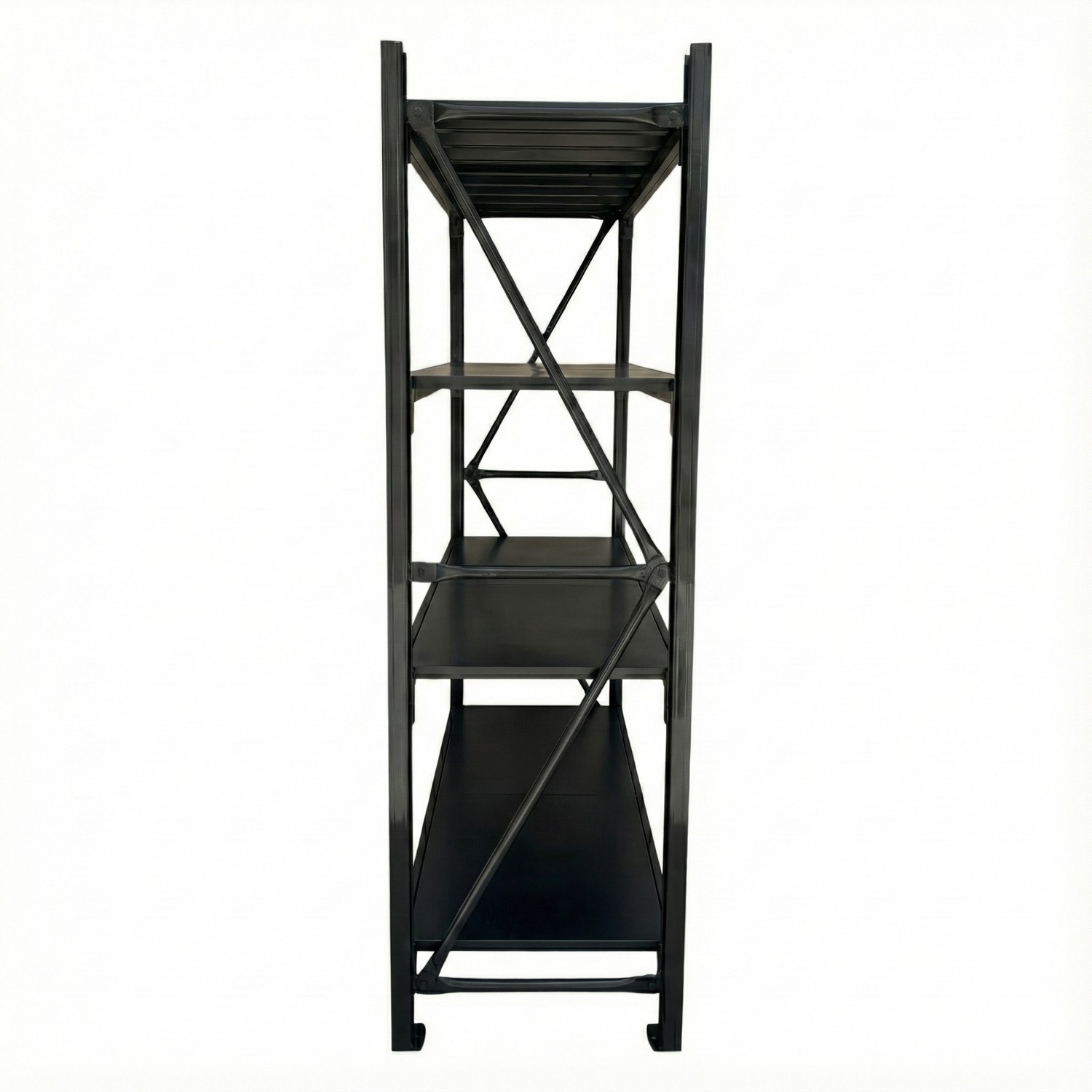 ESTANTE MINI RACK 120X50X200 CM 800 KG NEGRO - 4