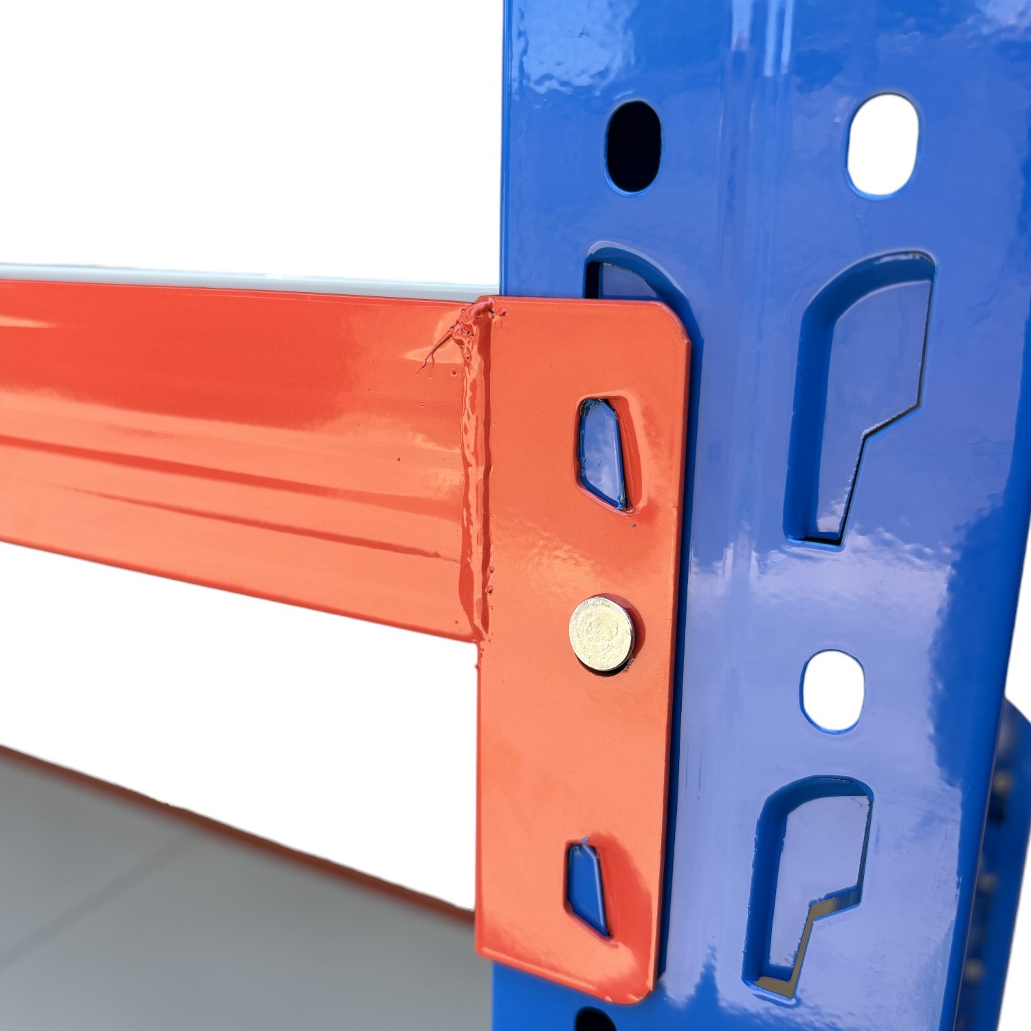 ESTANTE MINI RACK 120X50X200 CM 800 KG AZUL NARANJO GRIS - 6