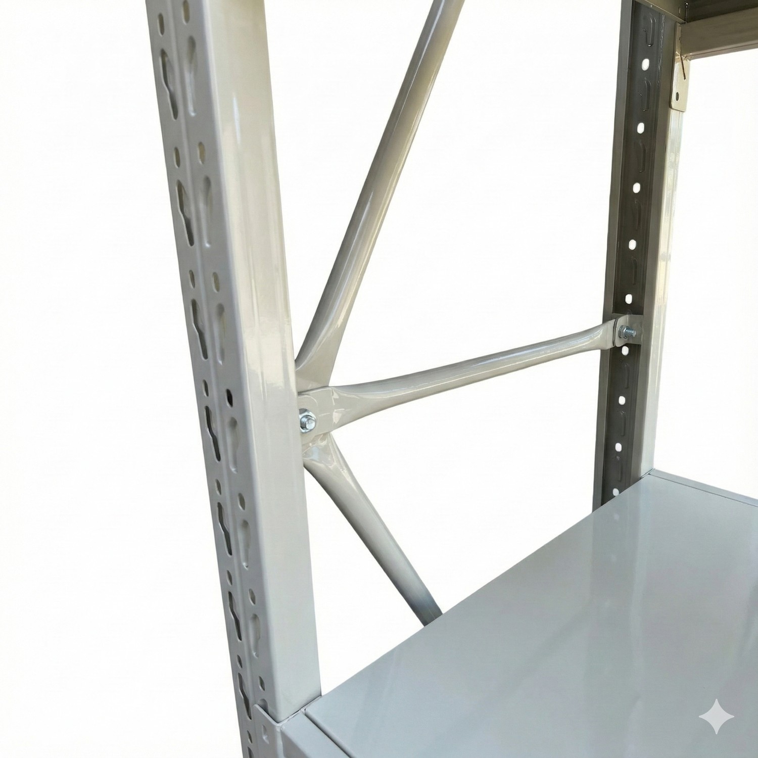 ESTANTE MINI RACK 120X60X200 CM 800 KG GRIS - 5
