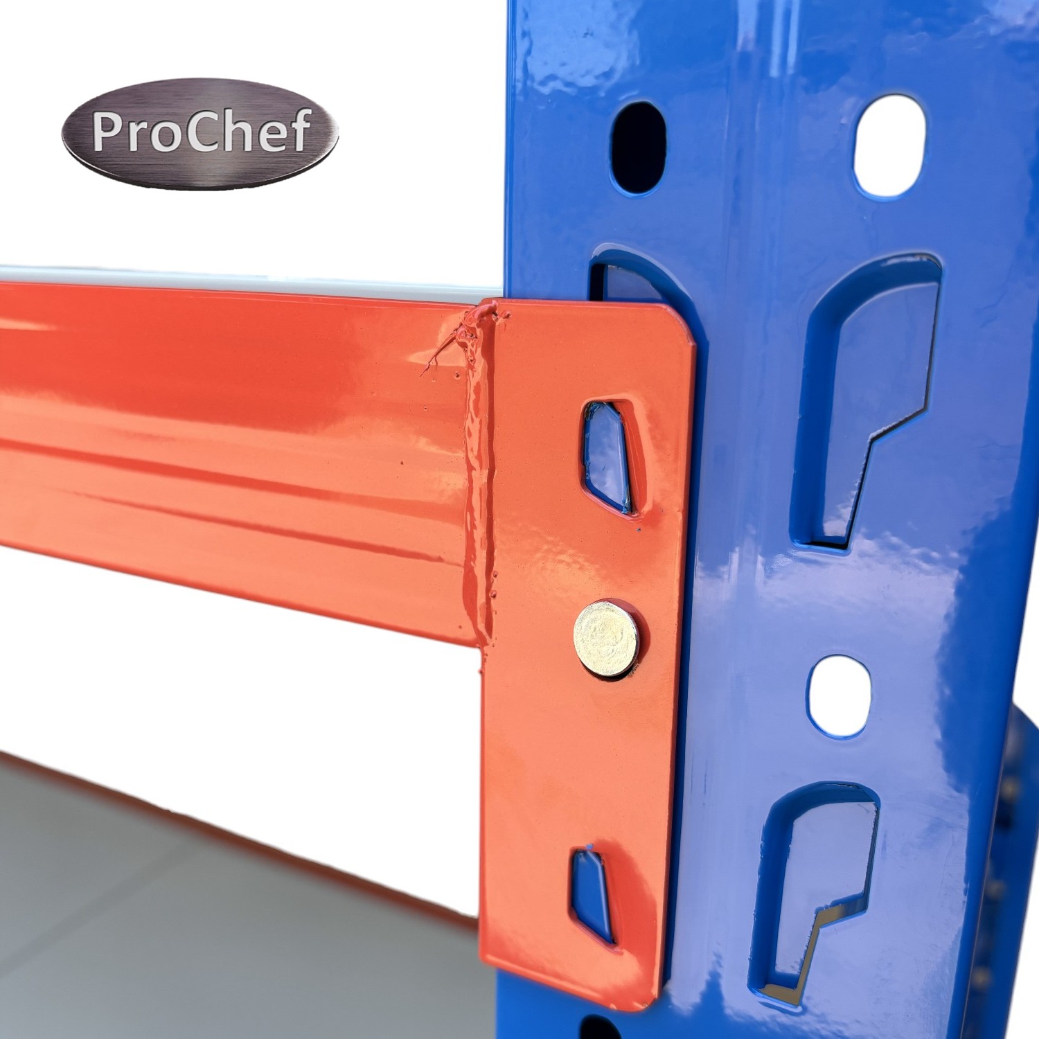 ESTANTE MINI RACK 150X60X200 CM 800 KG AZUL NARANJO GRIS - 6