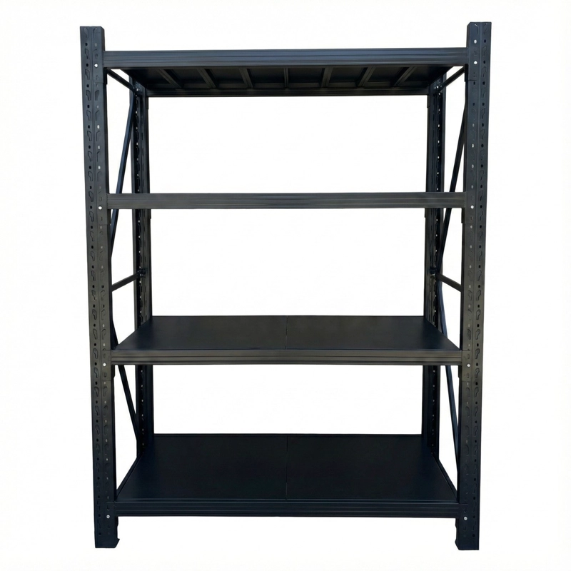 ESTANTE MINI RACK 150X50X200 CM 800 KG NEGRO - 4