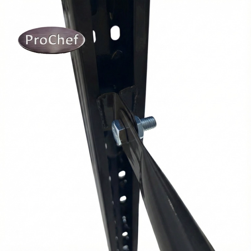 ESTANTE MINI RACK 150X50X200 CM 800 KG NEGRO - 6