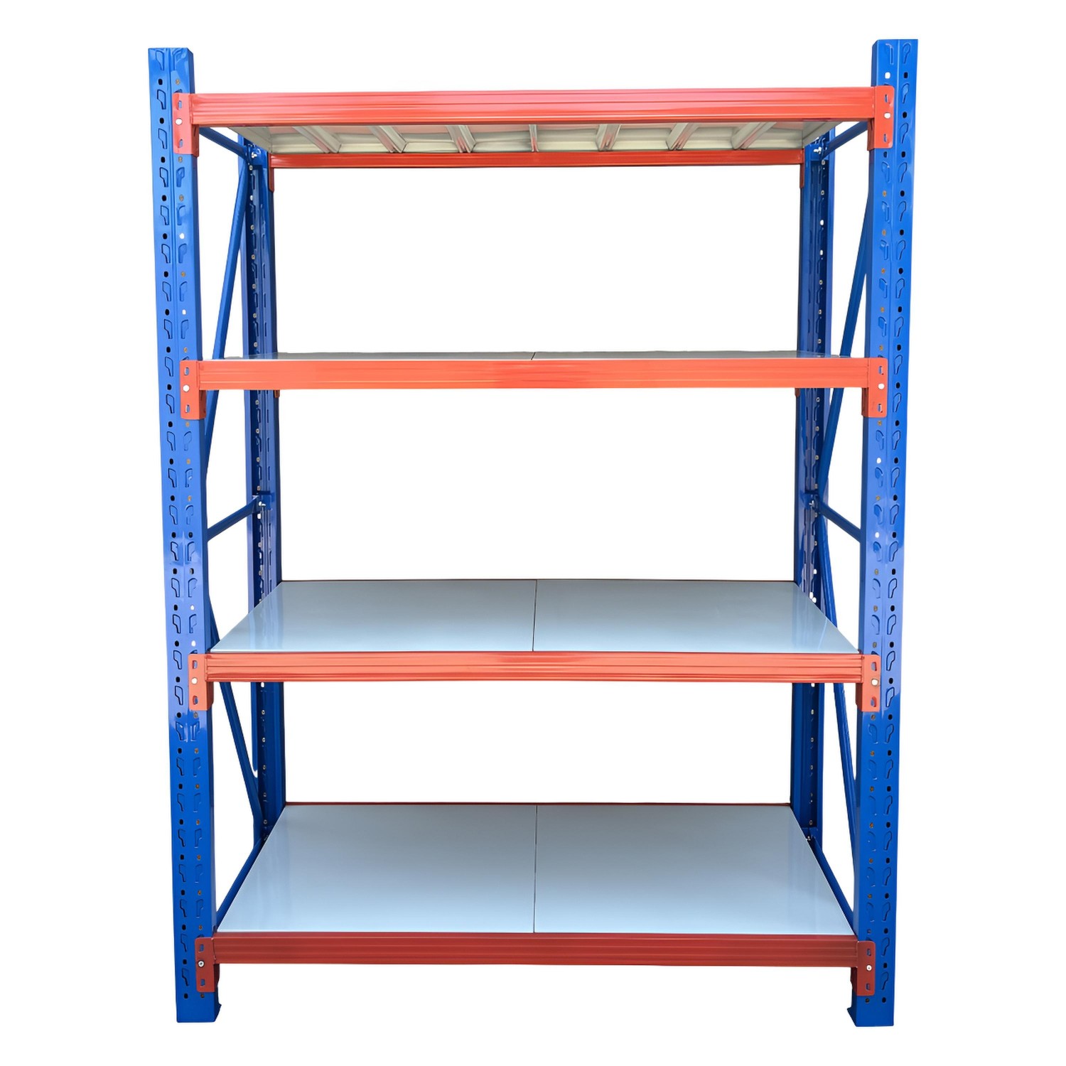 ESTANTE MINI RACK 150X50X200 CM 800 KG AZUL NARANJO GRIS - 1